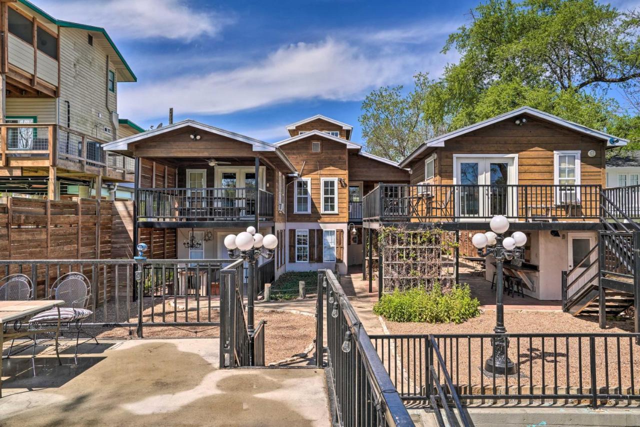 Waterfront Guadalupe River Lodge Home With Dock! Seguin Exterior foto